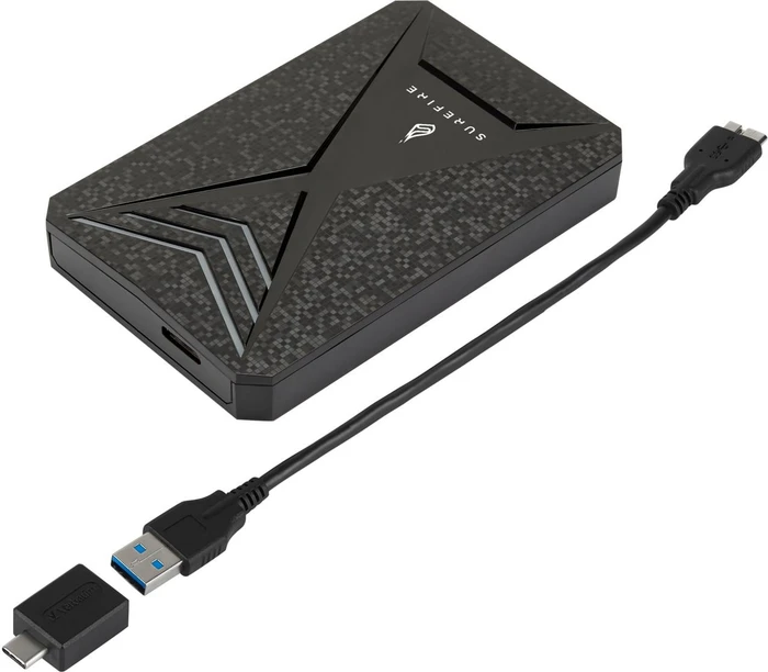 Verbatim SureFire GX3 Gaming SSD, 1TB, USB 3.0 Micro-B