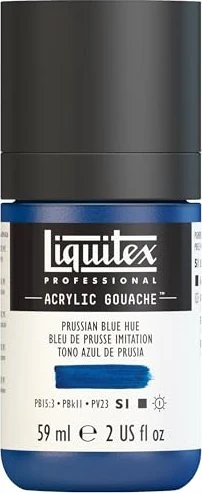Liquitex Professional Acrylic Gouache prussian blue hue, 59ml