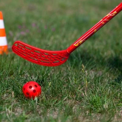Schildkröt Fun Hockey Set, 4-teilig Feldhockeyschläger rot/gelb