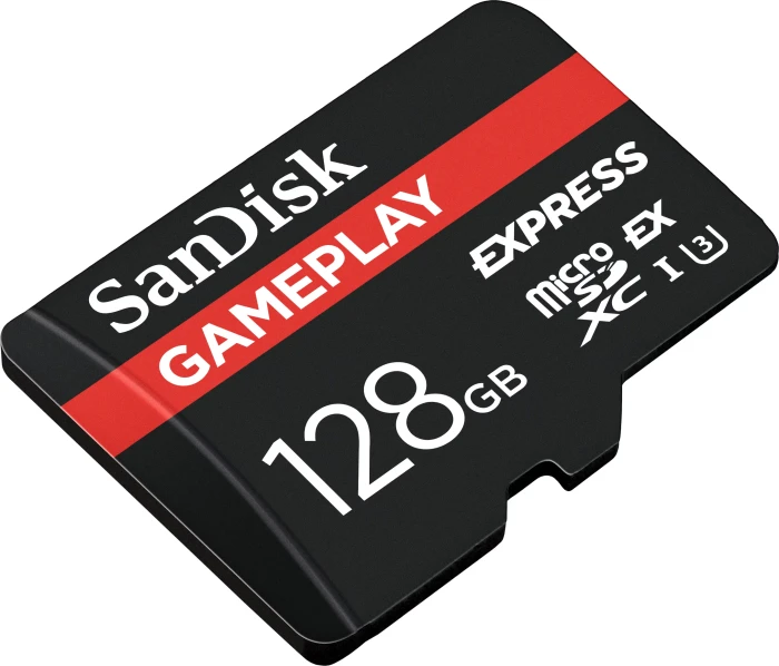 SanDisk Gameplay microSD Express R880/W480 128GB, UHS-I U3, A1, Class 10, SD Express EX I