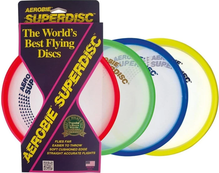 Aerobie Superdisc Frisbee blau
