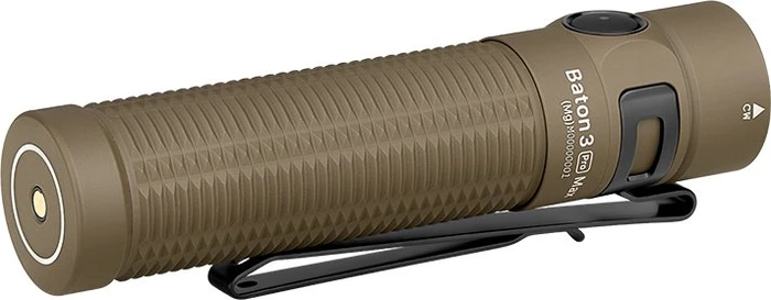 OLight Baton 3 Pro Max Taschenlampe desert tan