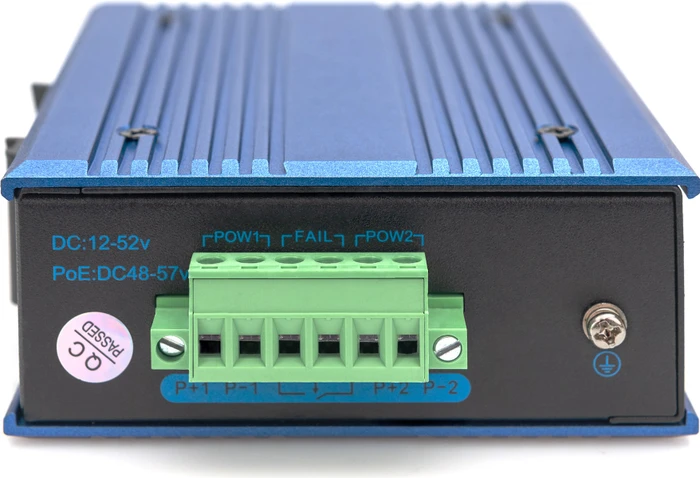 Digitus DN-65 Industrial Railmount Gigabit Switch, 4x RJ-45, 1x SFP