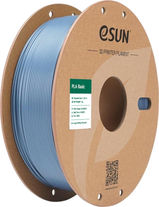 eSUN PLA-Basic, Light Grey, Spule, 1.75mm, 1.00kg