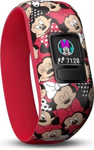 Garmin vivofit jr. 2 Disney Minnie Mouse Aktivitäts-Tracker elastisch