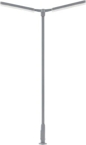 Faller LED-Kreuzmastleuchte zweiarmig kaltweiß