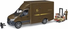 Bruder Profi-Serie MB Sprinter UPS mit Fahrer und Zubehör
