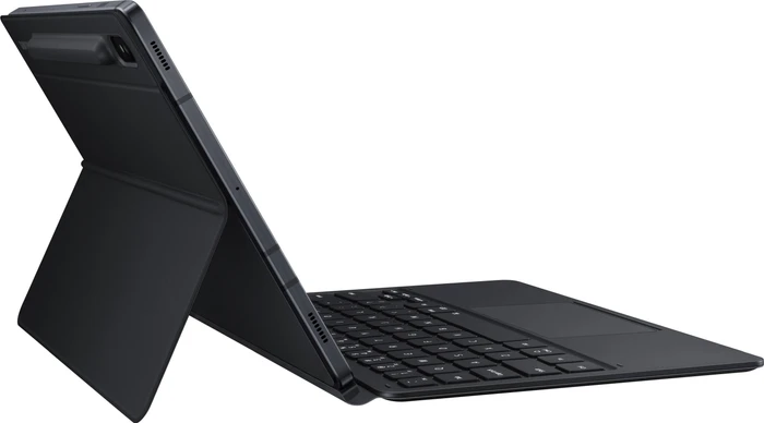 Samsung EF-DT870 Book Cover Keyboard für Galaxy Tab S7 / Tab S8, schwarz, DE