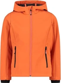 CMP Softshell Melange Fix Hood Funktionsjacke campari/antracite (Junior)