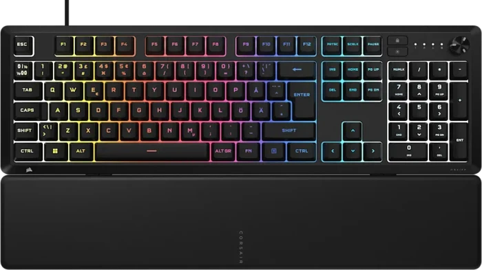 Corsair SKIFF 100, schwarz, LEDs RGB, USB, ND