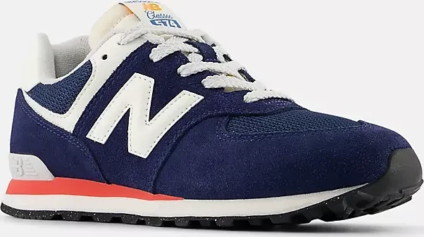 New Balance 574 nb navy/blast red (Junior)