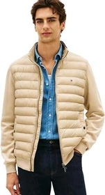 Tommy Hilfiger Strukturmix mit Reißverschluss Funktionsjacke sandalwood (Herren)