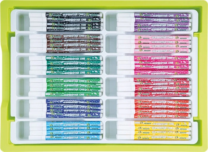 Jolly Superstars One Doppelfasermaler sortiert, 180er-Set, Big Box