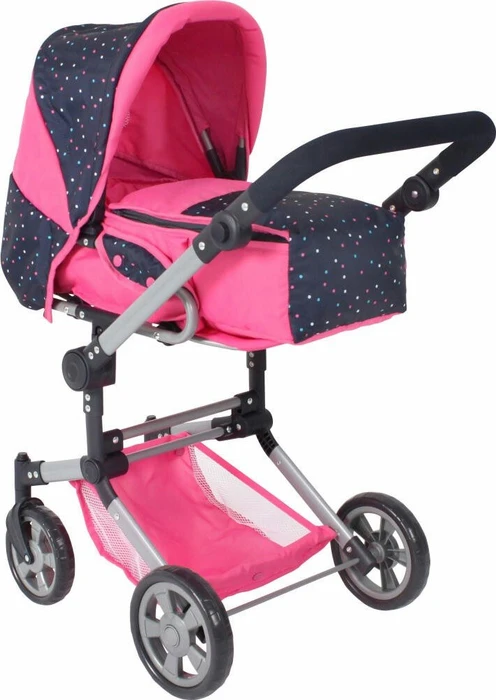 Bayer Chic 2000 Jara 3in1 Kombipuppenwagen Konfetti pink