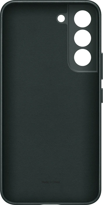 Samsung Leather Cover für Galaxy S22 Forest Green