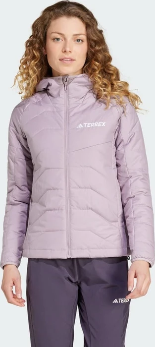 adidas Terrex Multi Synthetic Hooded Isolation Jacke preloved fig (Damen)