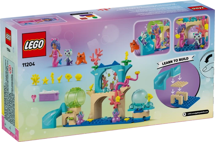 LEGO Gabbys Puppenhaus - Meerjungfrau Gabbys Aquarium Abenteuer