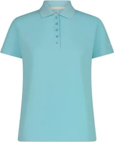 CMP Einfarbiges Pique Poloshirt kurzarm lagoon (Damen)