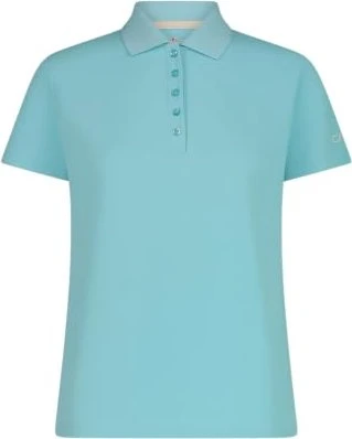 CMP Einfarbiges Pique Poloshirt kurzarm lagoon (Damen)