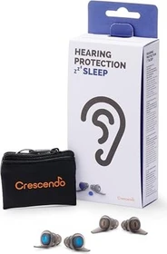 Wellneuss Crescendo Hearing Protection Ohrstöpsel Sleep, 4 Stück (verschiedene Größen)