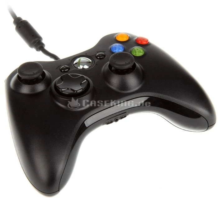 Microsoft Xbox 360 Controller für Windows USB schwarz (Xbox 360/PC)