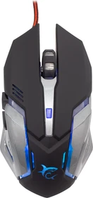 White Shark Caesar Gaming Mouse schwarz, USB