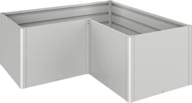 Biohort Hochbeet L 201x201cm silber-metallic