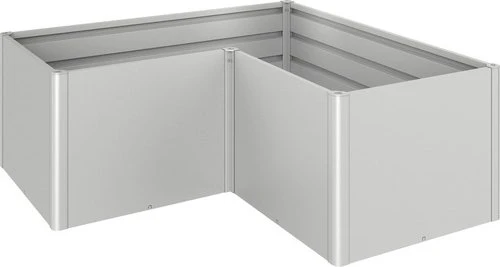 Biohort Hochbeet L 201x201cm silber-metallic