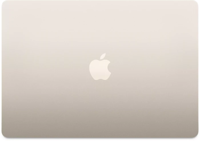Apple MacBook Air 15", Starlight, M2 - 8 Core CPU / 10 Core GPU, 8GB RAM, 256GB SSD, DE [2023]