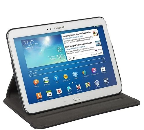 Targus Versavu Slim Galaxy Tab 4 10.1" Rotating Stand Case schwarz
