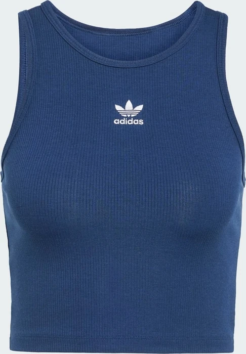 adidas Essentials Ribbed Funktionsshirt ärmellos night indigo (Damen)
