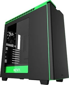 NZXT H440 schwarz/grün, Acrylfenster, schallgedämmt