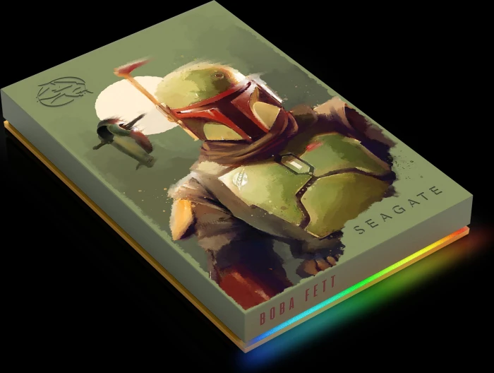 Seagate FireCuda Gaming HDD - Boba Fett Special Edition, 2TB, +Rescue, USB 3.0 Micro-B