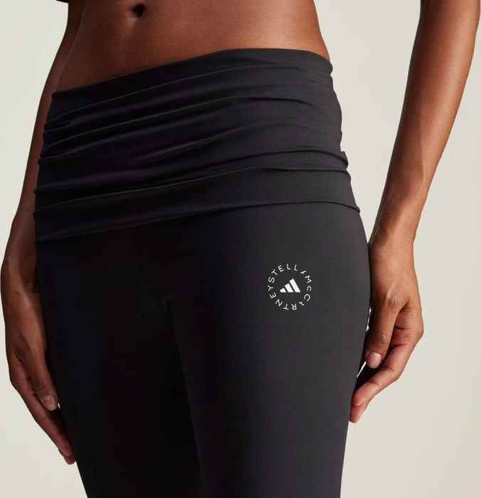 adidas by Stella McCartney TrueStrength Splitcuff Hose lang schwarz (Damen)