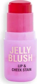 Revolution Beauty Jelly Blush Stick Lip and Cheek Stain strawberry pink, 6g