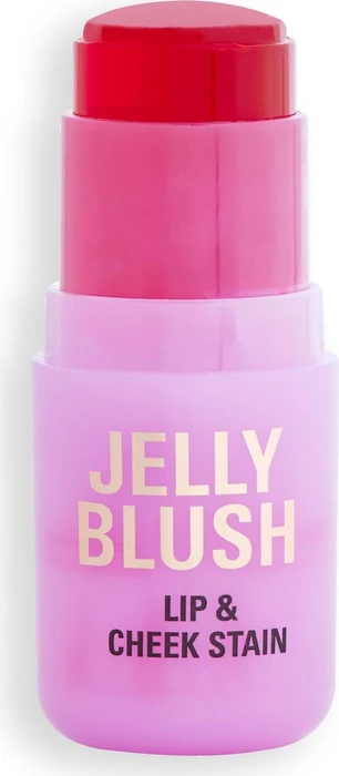 Revolution Beauty Jelly Blush Stick Lip and Cheek Stain strawberry pink, 6g