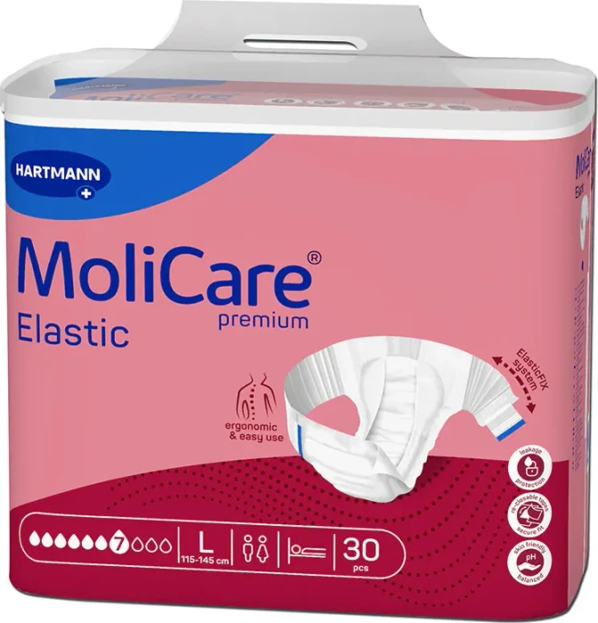 Hartmann MoliCare Premium Elastic 7 Tropfen Schutzhose Größe L, 30 Stück