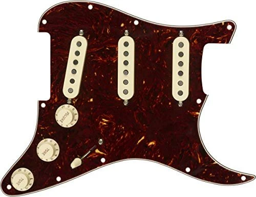 Fender Pre-Wired Strat Pickguard, Tex-Mex SSS (verschiedene Farben)