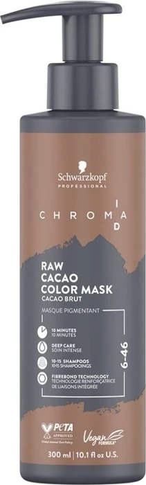 Schwarzkopf Chroma ID Bonding Color Mask Haartönung 6-46 raw cacao, 300ml