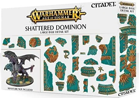 Games Workshop Warhammer Age of Sigmar - Shattered Dominion - Basegestaltungsset für große Bases