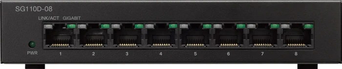 Cisco SG110 Desktop Gigabit Switch, 8x RJ-45