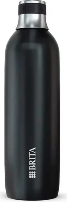 Brita SodaTRIO Edelstahl Sodaflasche 900ml schwarz