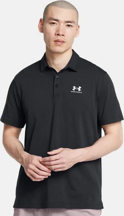 Under Armour Icon Poloshirt kurzarm schwarz/weiß (Herren)