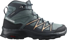Salomon Daintree Mid Gore-Tex stormy weather/ebony/almond cream (Damen)