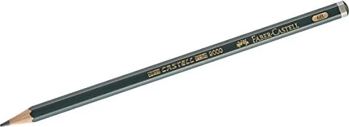 Faber-Castell Castell 9000 Bleistift 6B graphit, grün