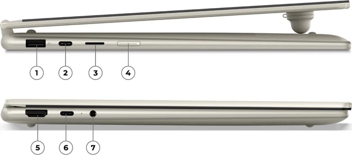 Lenovo Yoga 7a 2-in-1 14AGP11, Seashell, Ryzen AI 7 445, 32GB RAM, 1TB SSD, DE