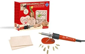 Pebaro Brandmalerei auf Holz, Kork und Leder