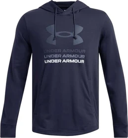 Under Armour Rival Terry mit Grafik Hoodie midnight navy/tech blue (Herren)