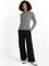 Falke Luxury Rundhals Pullover light greymel. (Damen) Vorschaubild