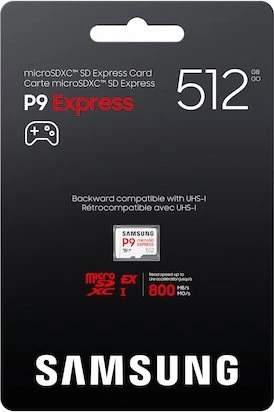 Samsung P9 Express R800/W200 512GB, UHS-I U3, Class 10, SD Express EX I